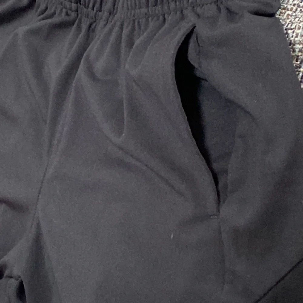 CCM Black Hockey Shorts, Size Youth M